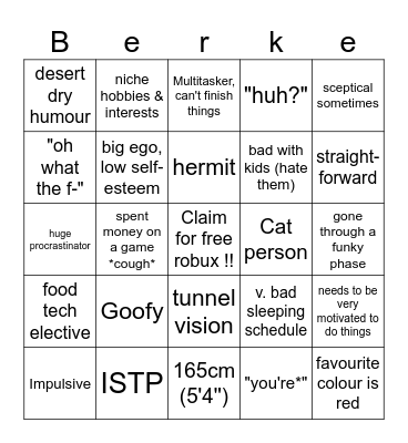 bug bingo Card