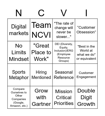 All-Company-Meeting Bingo Card