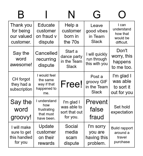 Good Vibes Bingo! Bingo Card