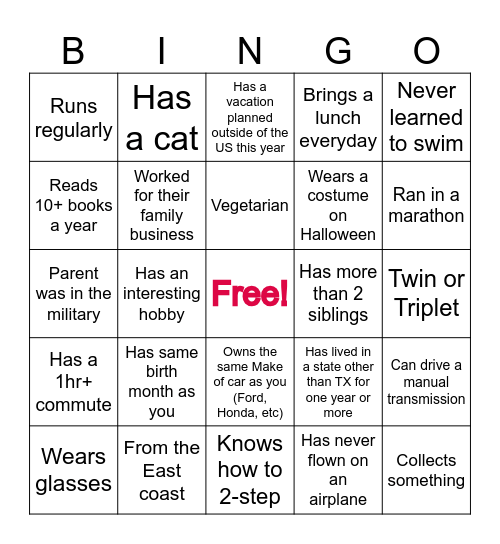 Happy Belonging Week!!! Bingo Card