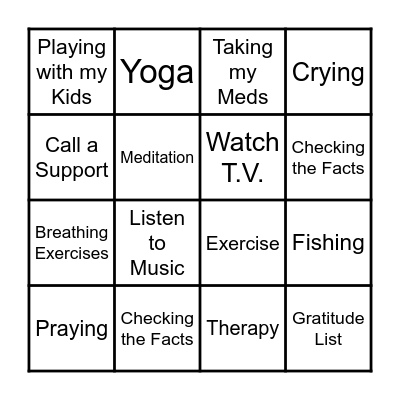 Wellness Toolbox Bingo Card