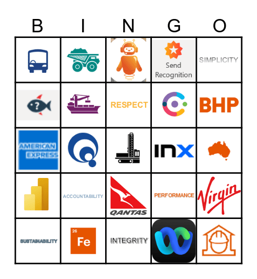 People Logistics Bingo Card