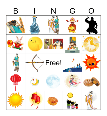 Mid-Autumn Festival Bingo Card