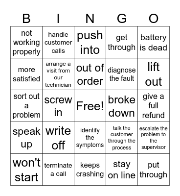 B2 UNIT 2 WORDS Bingo Card
