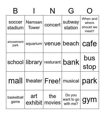 G2-L6: Different People, Different Views Bingo Card