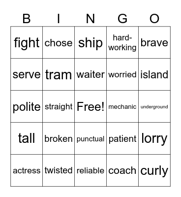 junior explorer 6 Bingo Card