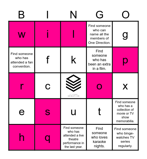 4FC Bingo Card