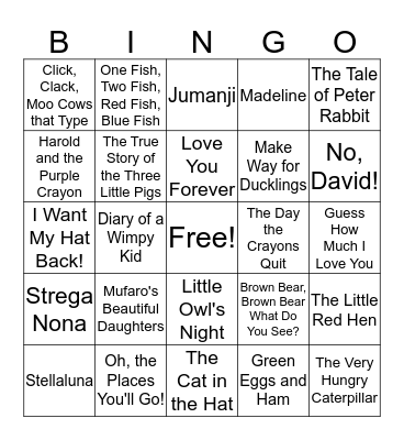 BOOK BINGO  Bingo Card