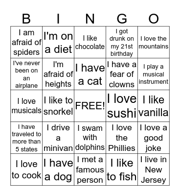 Breast Center Bingo II Bingo Card