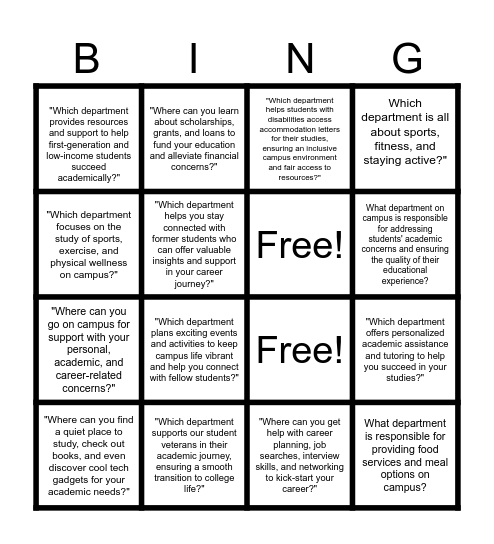 What's your wellness ? Bingo Card
