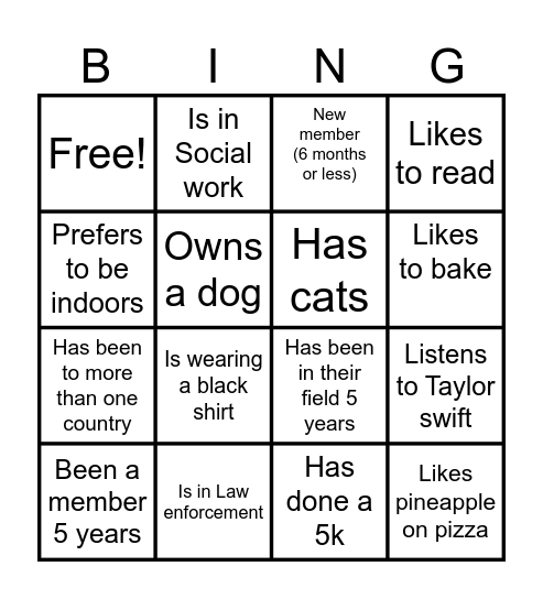 UNIDAD BINGO Card