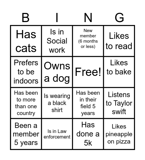 UNIDAD BINGO Card