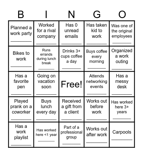 Searchlight Bingo! Bingo Card