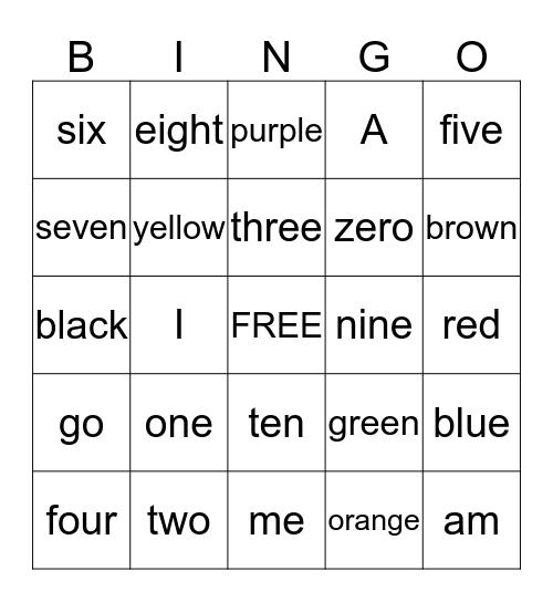 site-words-bingo-card