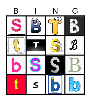 Alphabet Bingo Card