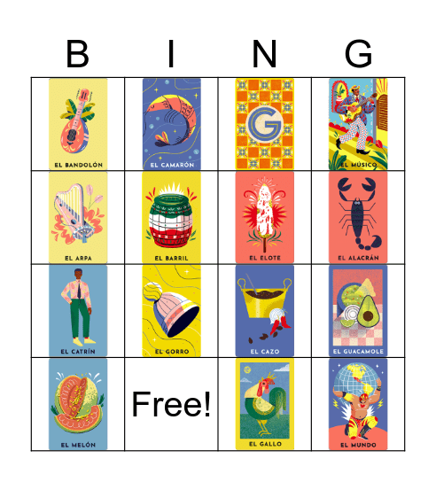 LOTERIA Bingo Card