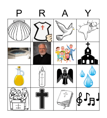 Baptism Bingo Card