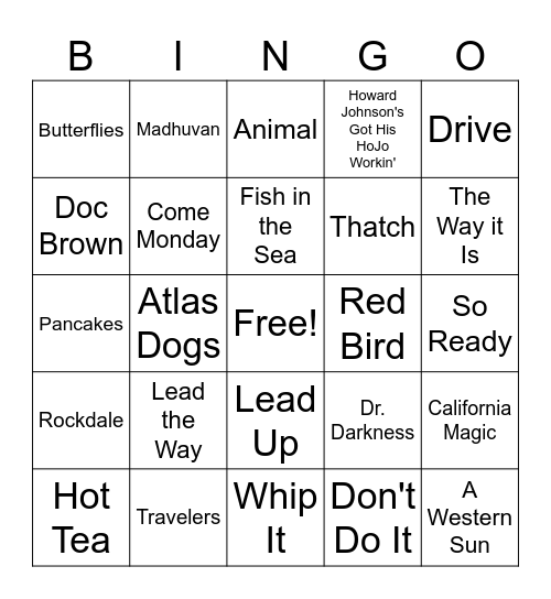 FALL BINGO ROUND 1 Bingo Card