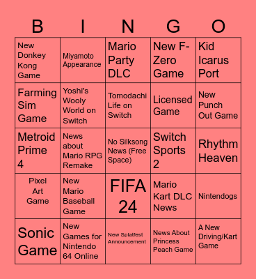 Direct Bingo Card
