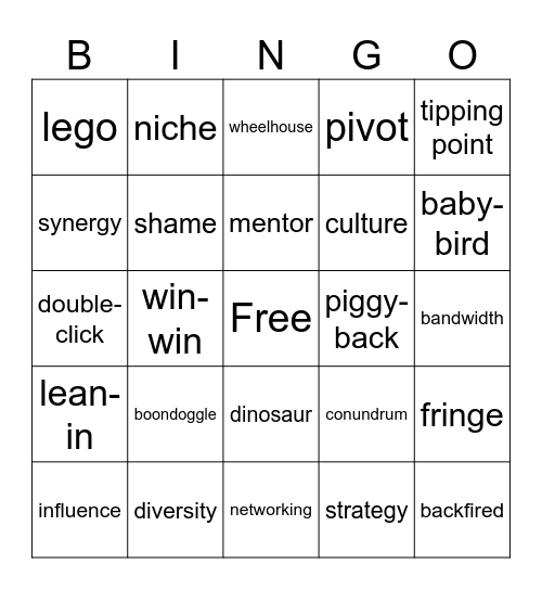 Cash Cow Bingo Card