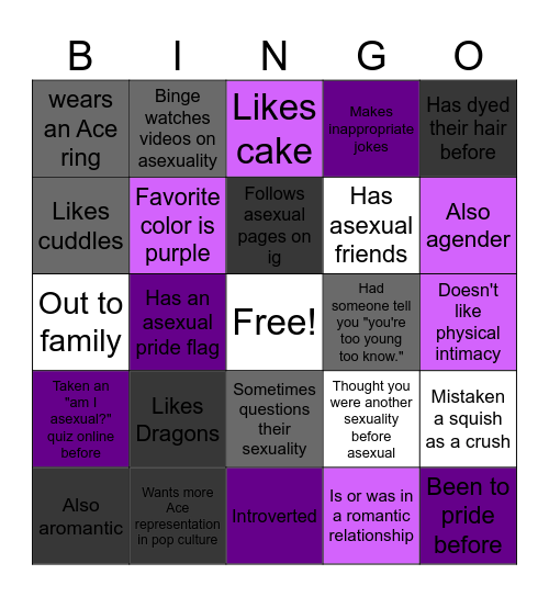 ACE bingo Card