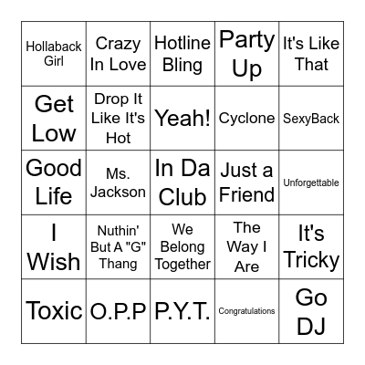 MASON & MAIN VIBE BINGO ROUND 2 Bingo Card