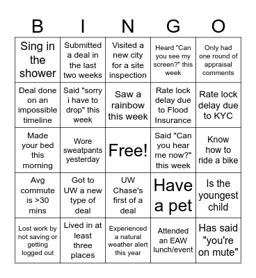 OBS Bingo Card