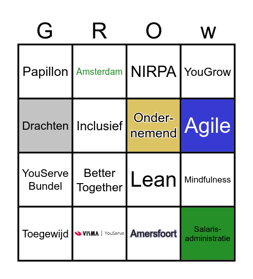 YouGrow Bingo Card