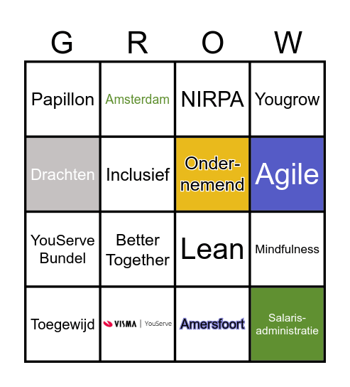 YouGrow Bingo Card