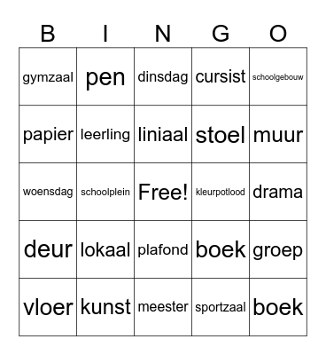 Lowan Bingo Card
