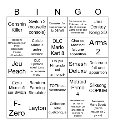 Direct HK Bingo Card