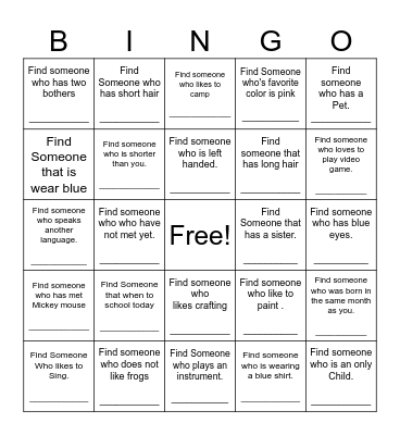 30th Embers Bingo Card