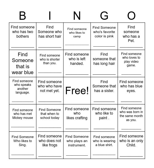 30th Embers Bingo Card