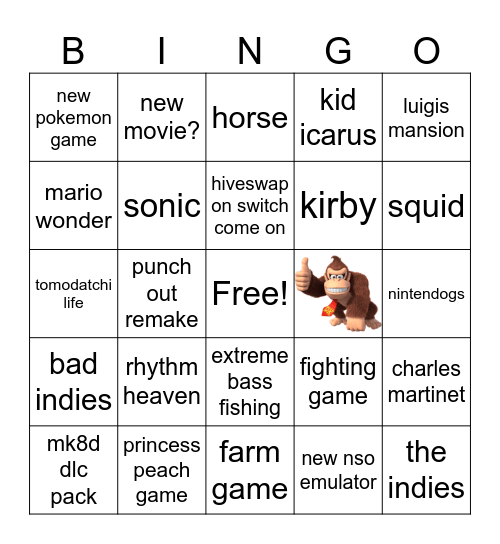 a Bingo Card
