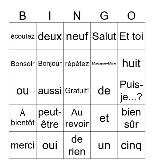Aleah Monteforte Bingo Card