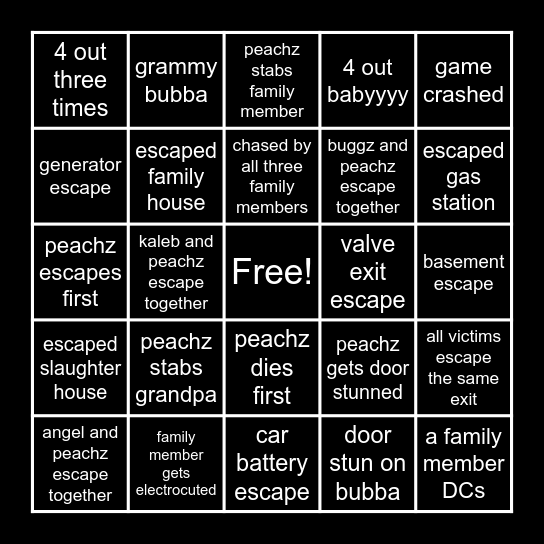 TCM BINGO Card