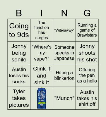 Munch Bingo Card