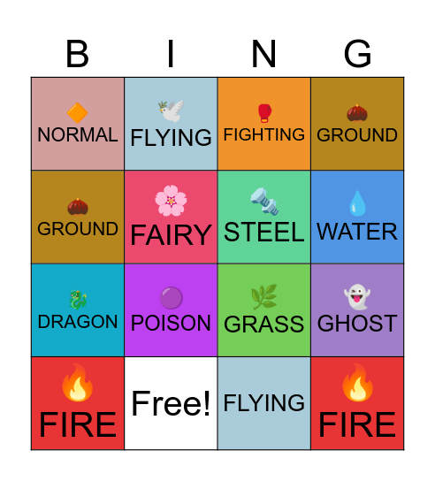 Baka Bingo Card