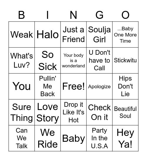 RBC BINGOOO Bingo Card