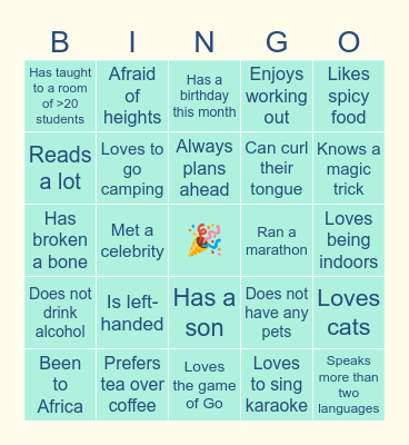 PADDD + BTP 🎈 Bingo Card