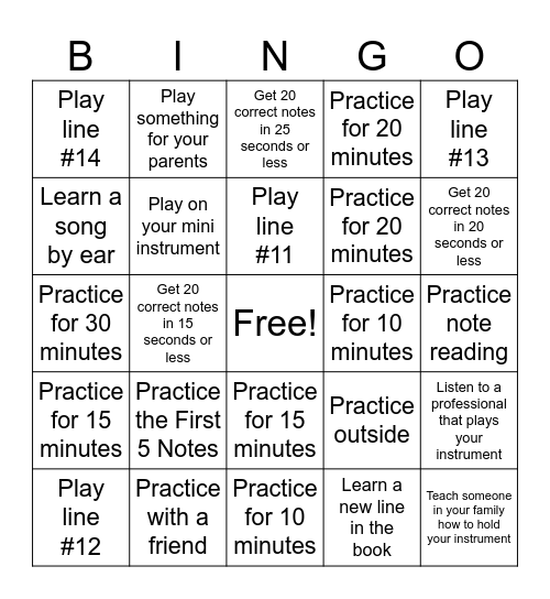 Fall Break Bingo 6th Grade Bingo Card