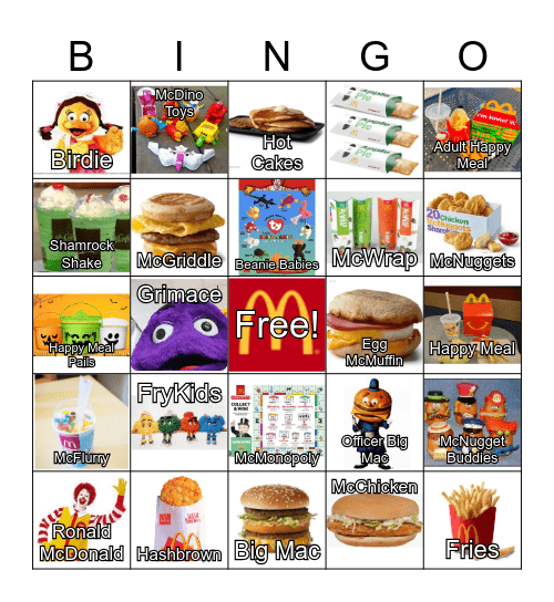 Ba da ba ba baaa! Bingo Card