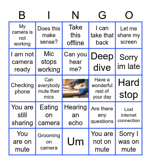 Friday Fun Huddle Bingo Card