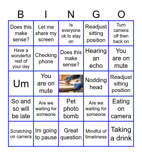 Friday Huddle Bingo Card