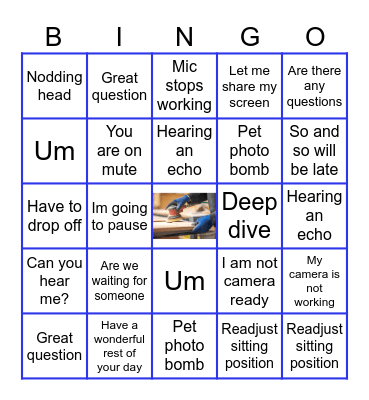 Fun Friday Bingo Card