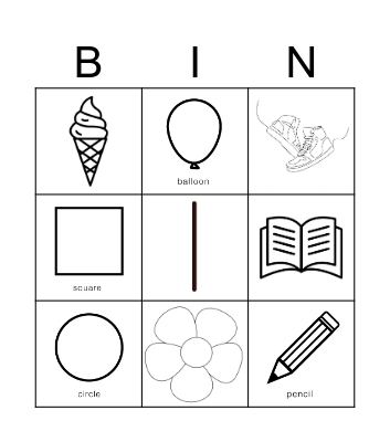 Bingo Shapes Bingo Card