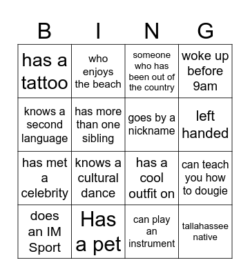 AASU Affiliate - Bing Bingo Card