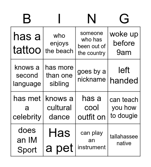 AASU Affiliate - Bing Bingo Card
