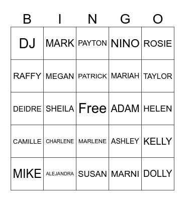 GET-TO-KNOW-YOU BINGO Card