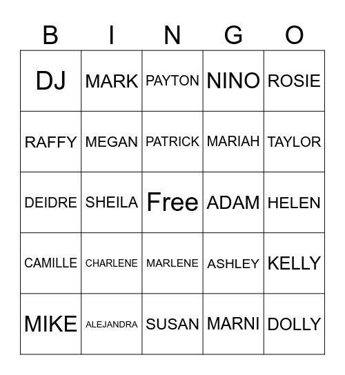 GET-TO-KNOW-YOU BINGO Card